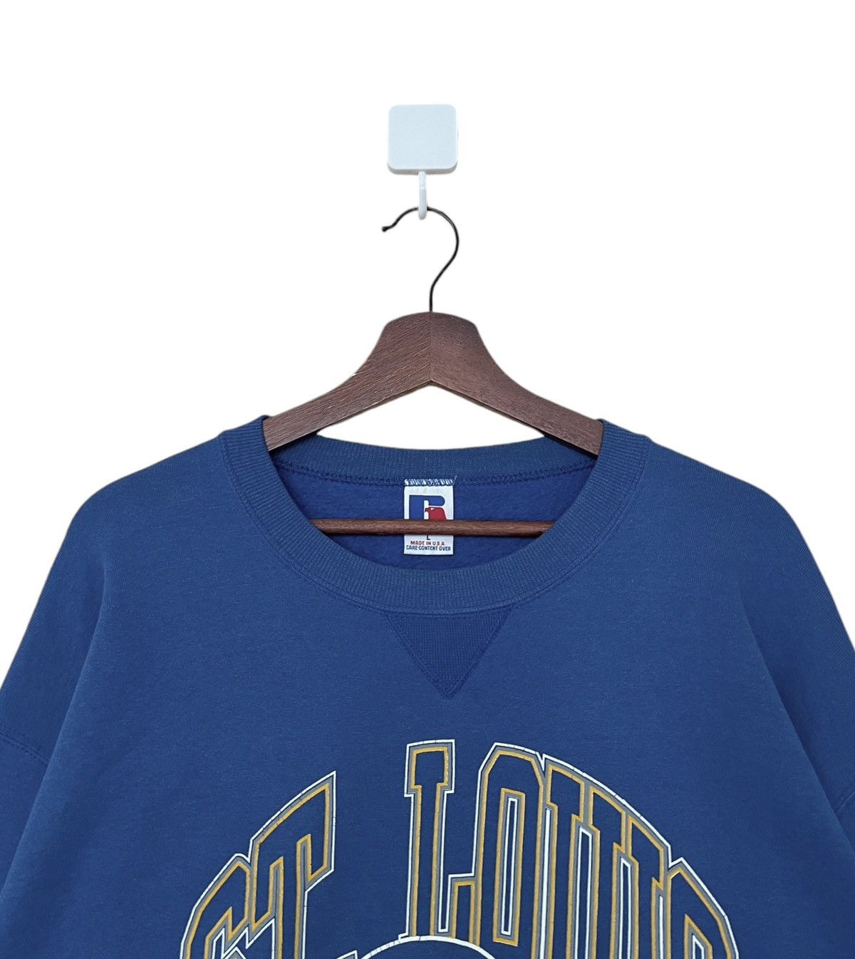 NFL × Vintage Vintage American Football St. Louis RAMS Sweatshirt 1990s Size US L / EU 52-54 / 3 - 3 Thumbnail