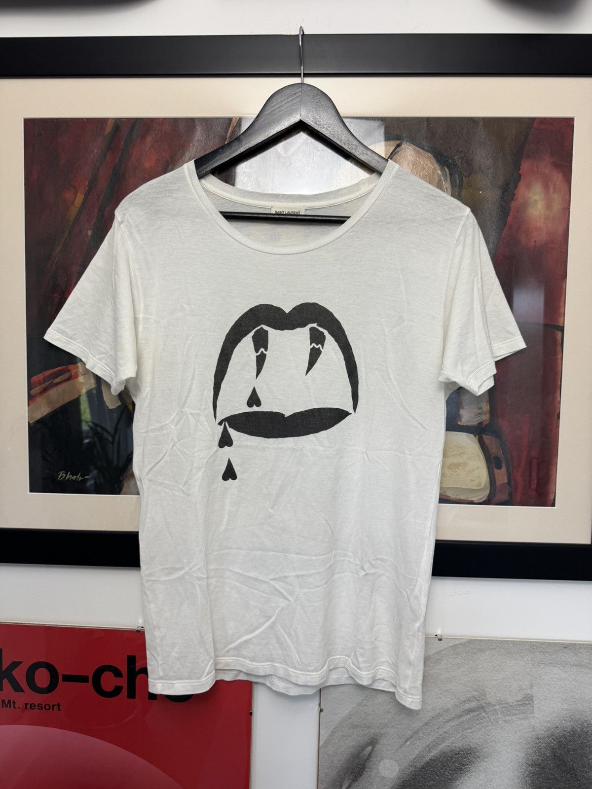 DIOR SS07 グラフィックTシャツ　SLP ブラッドラスター　Tシャツ Dior × Hedi Slimane × Saint Laurent Paris Saint Laurent Paris SS16