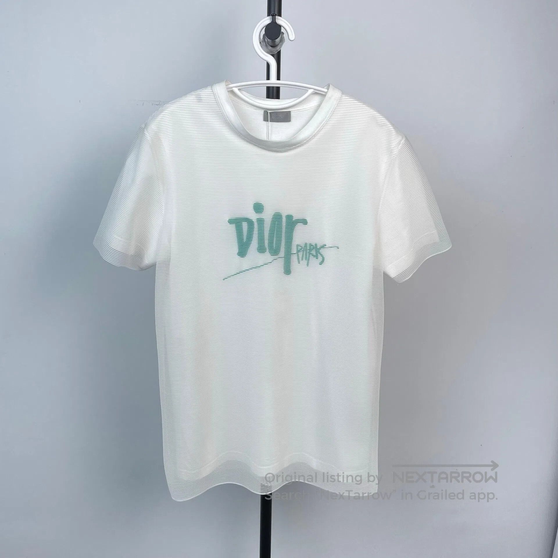Dior Dior White Organdy Double Layer Short Sleeve Top| Size US XS / EU 42 / 0 - 1 Thumbnail