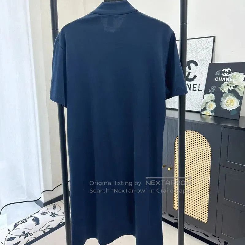 Louis Vuitton Louis Vuitton Spring Autumn Blue Cotton Dress . Size S / US 4 / IT 40 - 1 Thumbnail