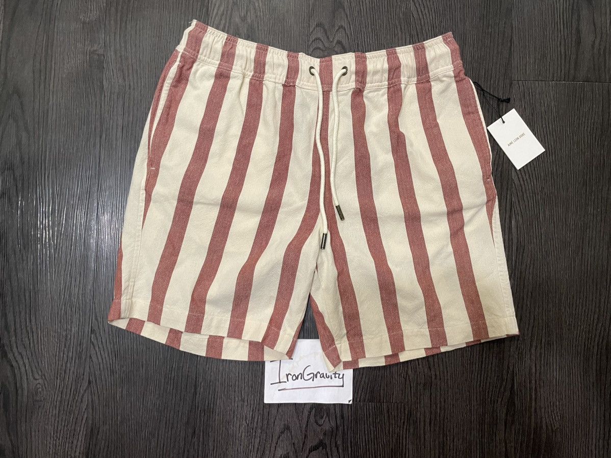 Aime Leon Dore Aime Leon Dore ALD Multi Stripe Shorts Size M Medium Size US 32 / EU 48 - 1 Thumbnail