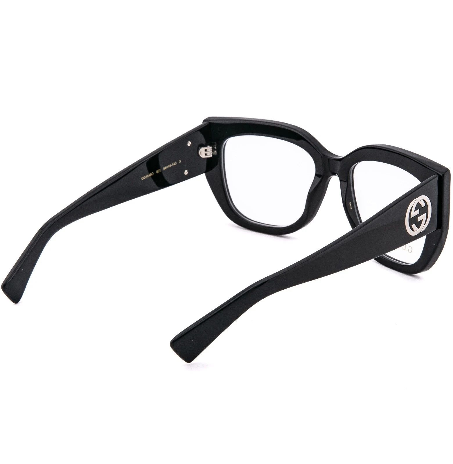 Gucci GUCCI GG1846O 1846 Black GG Silver Logo Bold Eyeglass 001 Size ONE SIZE - 3 Thumbnail