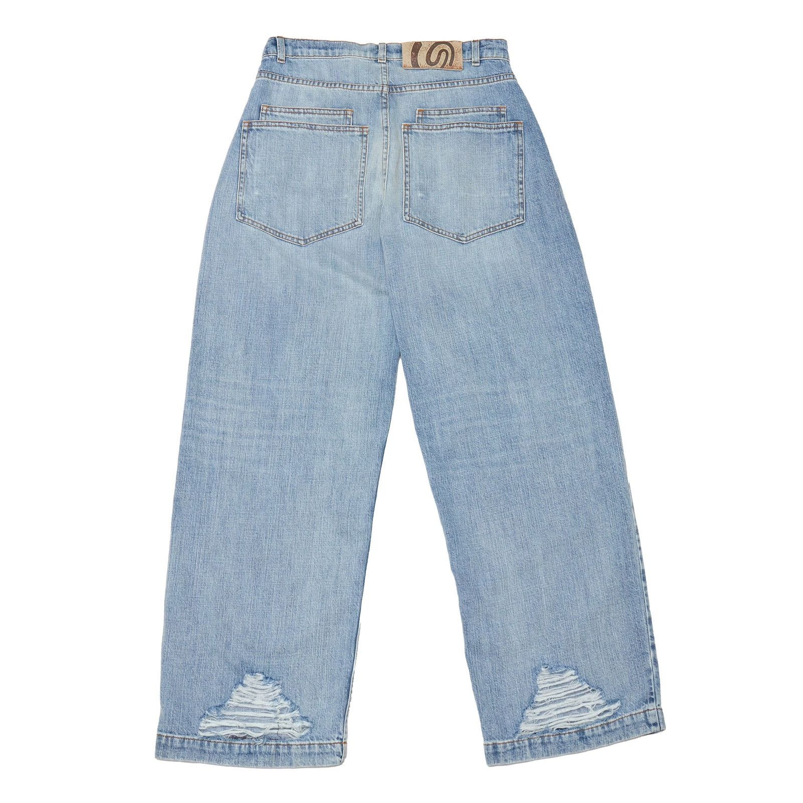 Designer Untytled The Jane Trouser [Washed Denim] (Sz 30, 32, 34, 36) Size US 32 / EU 48 - 5 Thumbnail
