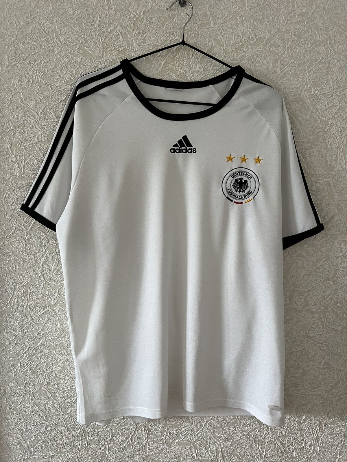 Vintage Adidas Germany Home Soccer Jersey Football Shirt 2009 2010 Size US L / EU 52-54 / 3 - 2 Thumbnail