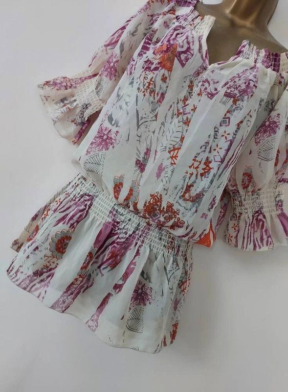 Vintage BPC vintage sheer tunic XS-M Size S / US 4 / IT 40 - 2 Thumbnail