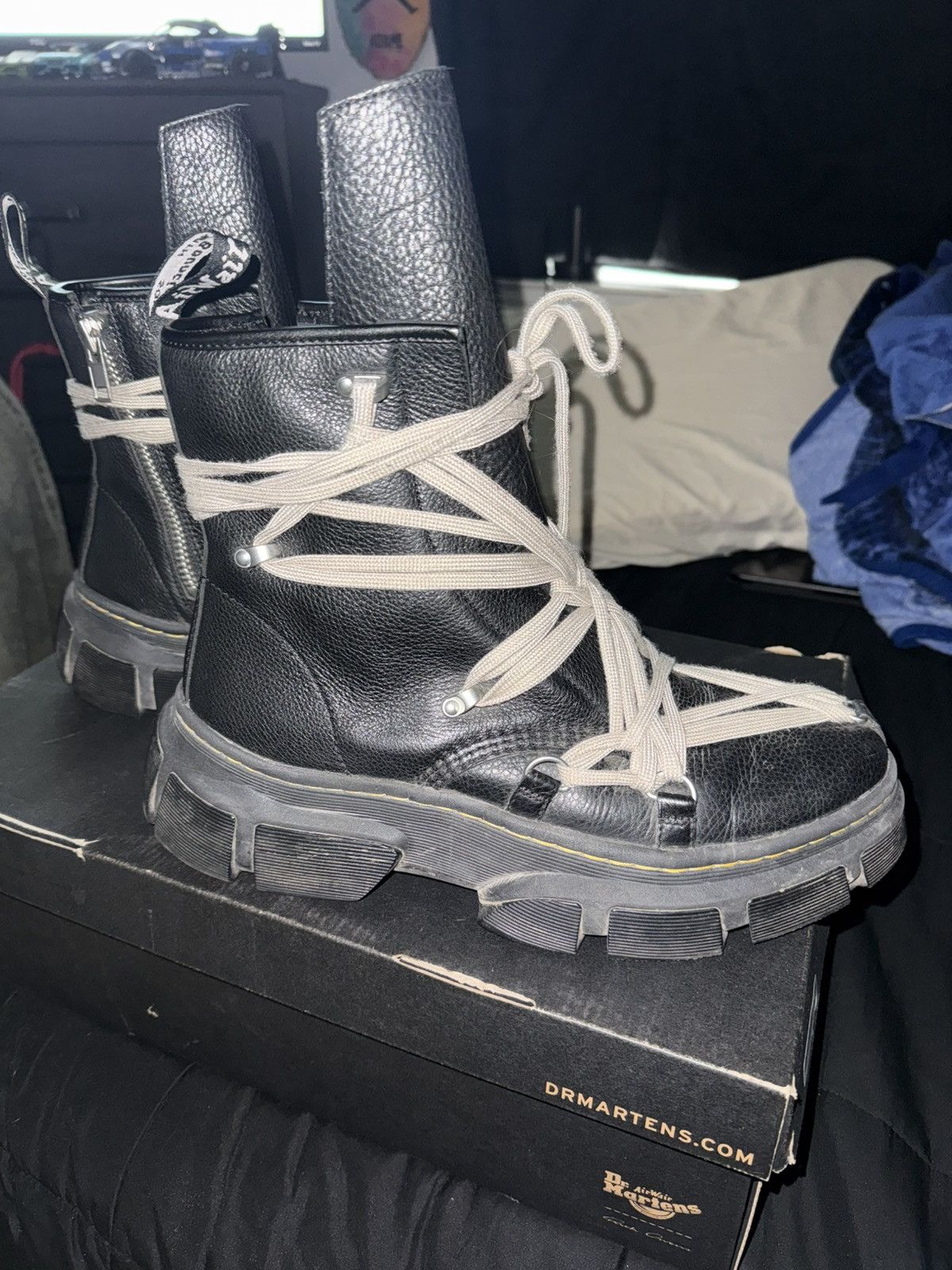 Dr. Martens × Rick Owens Dr. Martens X Rick Owens 1460 DMX Size US 13 / EU 46 - 2 Thumbnail