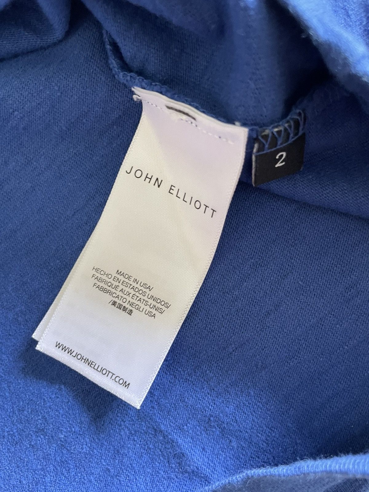 John Elliott Men’s 🇺🇸 John Elliott S/S University Tee Sz 2/M Size US M / EU 48-50 / 2 - 5 Thumbnail