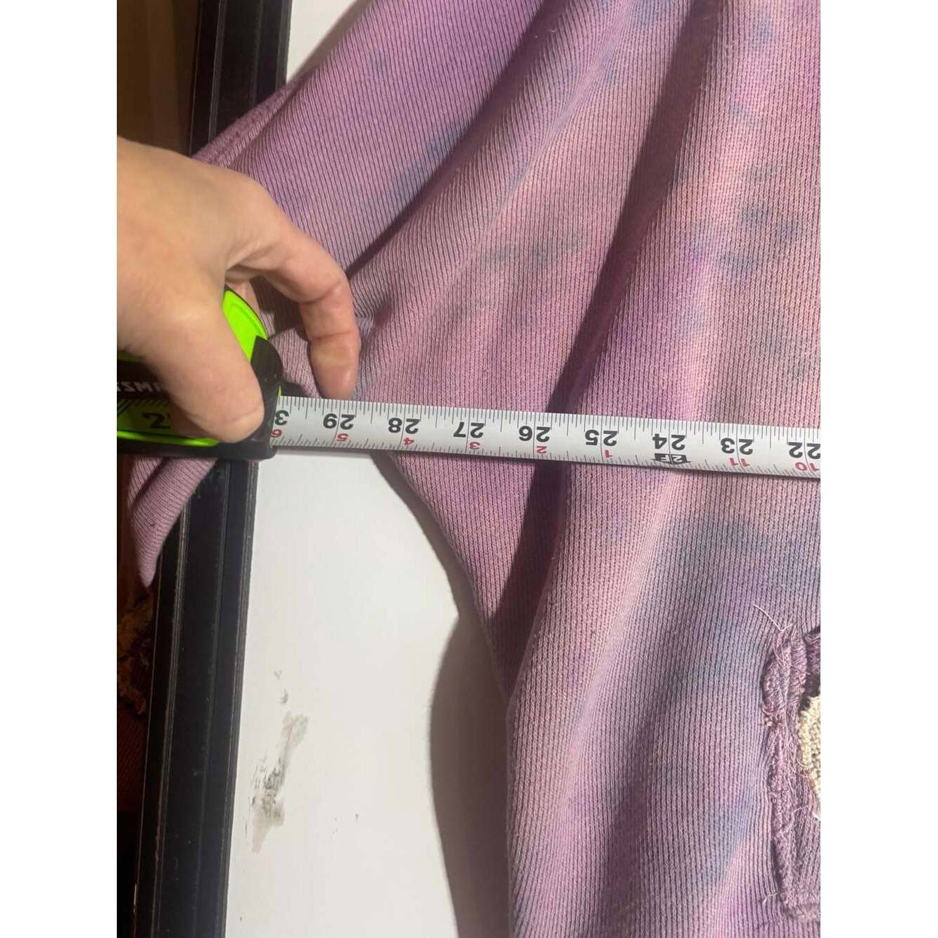 Other Custom Upcycled Purple Tie-Dye Tapestry Patchwork Hoodie Siz Size ONE SIZE - 5 Thumbnail