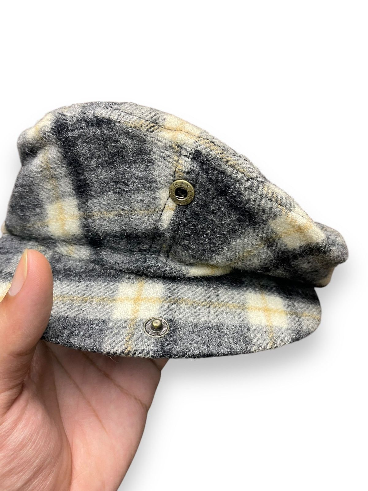 Stussy × Vintage Vintage Stussy Plaid Wool Beretta Hat Size ONE SIZE - 4 Thumbnail