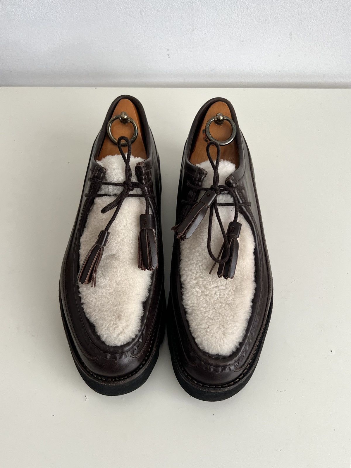 Grenson Bennet Shearling Lug Moc Brown Paraboot Michael