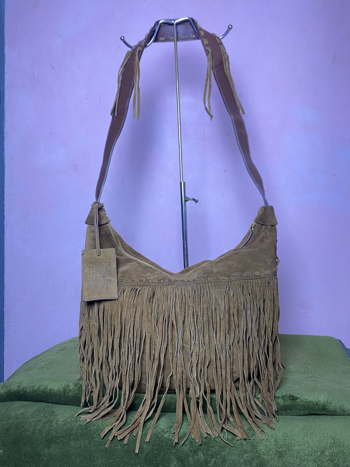 Polo Ralph Lauren POLO RALPH LAUREN Leather Fringe Shoulder Bag Size ONE SIZE - 2 Thumbnail