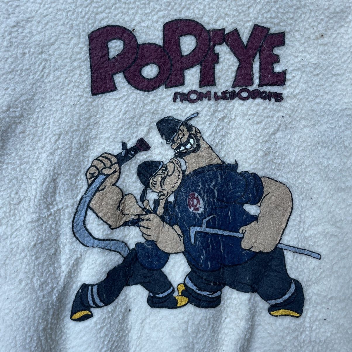 Japanese Brand Vintage Popeye Fleece Pullover Shirt Jacket Size US M / EU 48-50 / 2 - 4 Thumbnail