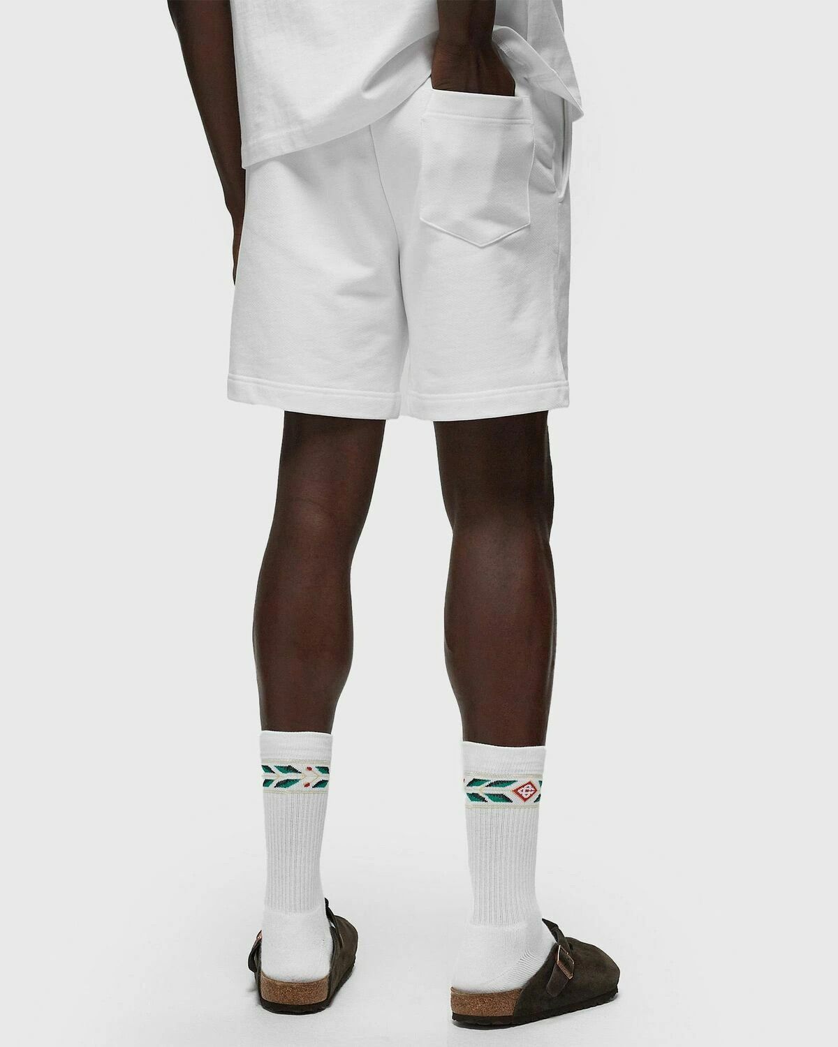 Casablanca o1mle0326 Sweatshorts Gradient Arch Logo In White Size US 40 / EU 56 - 3 Thumbnail
