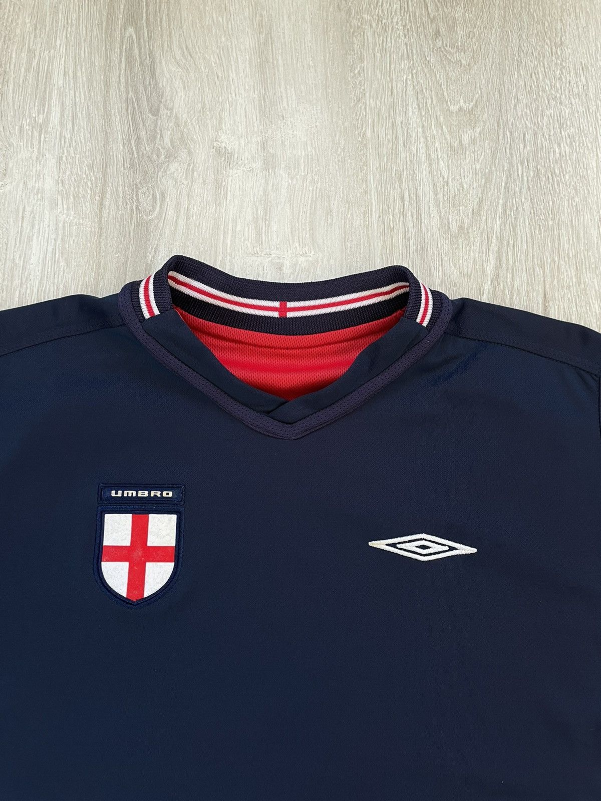 Other × Umbro England 2002 2004 Away Soccer Jersey Umbro Reversible Size US S / EU 44-46 / 1 - 2 Thumbnail