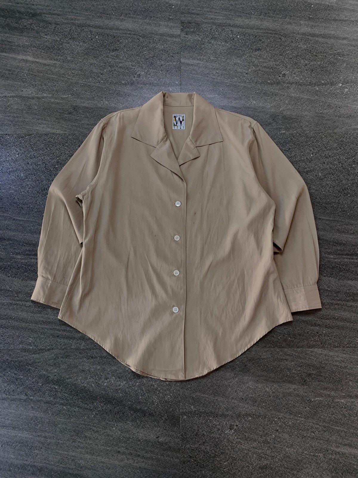 Yohji Yamamoto Workshop by Yohji Yamamoto Rayon Long Shirt - Medium Size US M / EU 48-50 / 2 - 2 Thumbnail