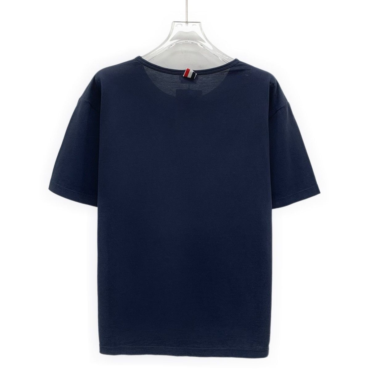 Thom Browne Thom Browne Navy Pocket Stripe Short Sleeve T-Shirt K26WX Size US M / EU 48-50 / 2 - 2 Thumbnail