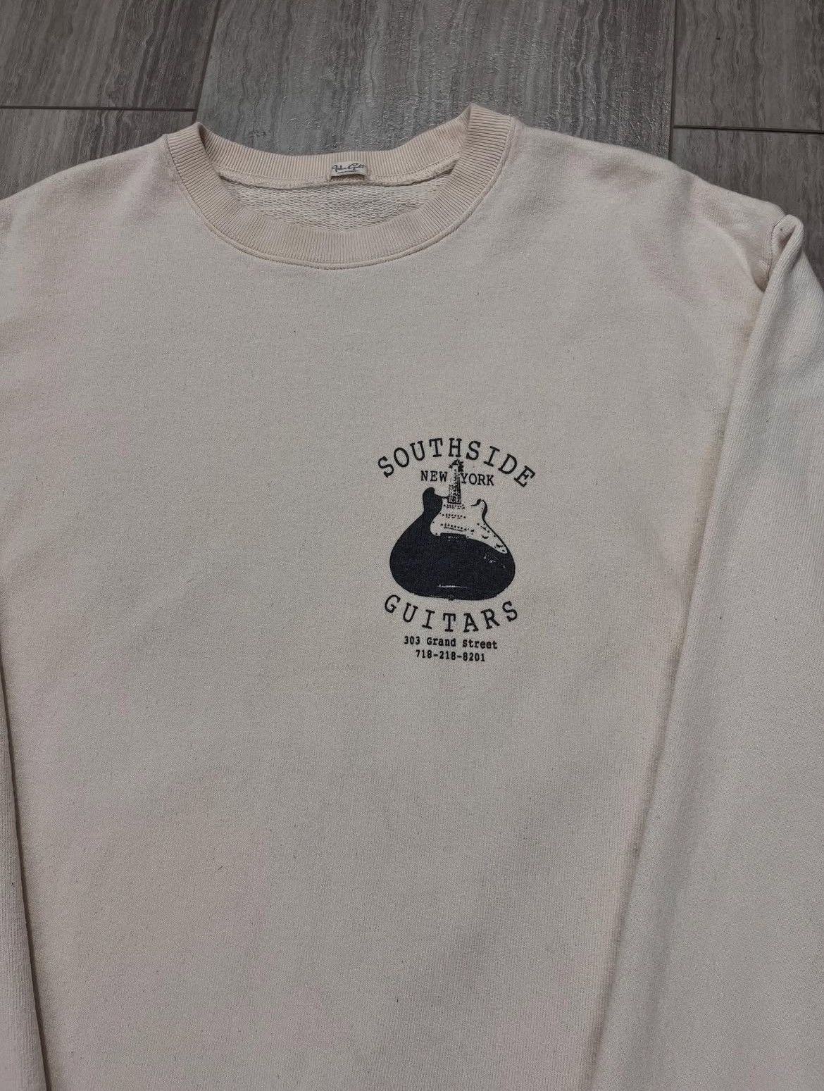 Other Southside Guitars Cream White Sweatshirt Size US L / EU 52-54 / 3 - 3 Thumbnail
