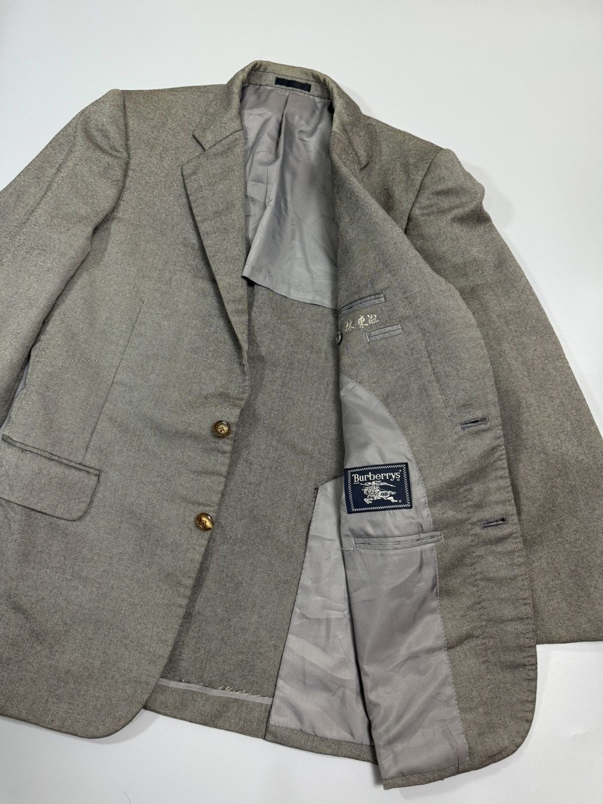 Burberry Prorsum Burberrys Prorsum Blazer Coat Vintage Size 38R - 7 Thumbnail