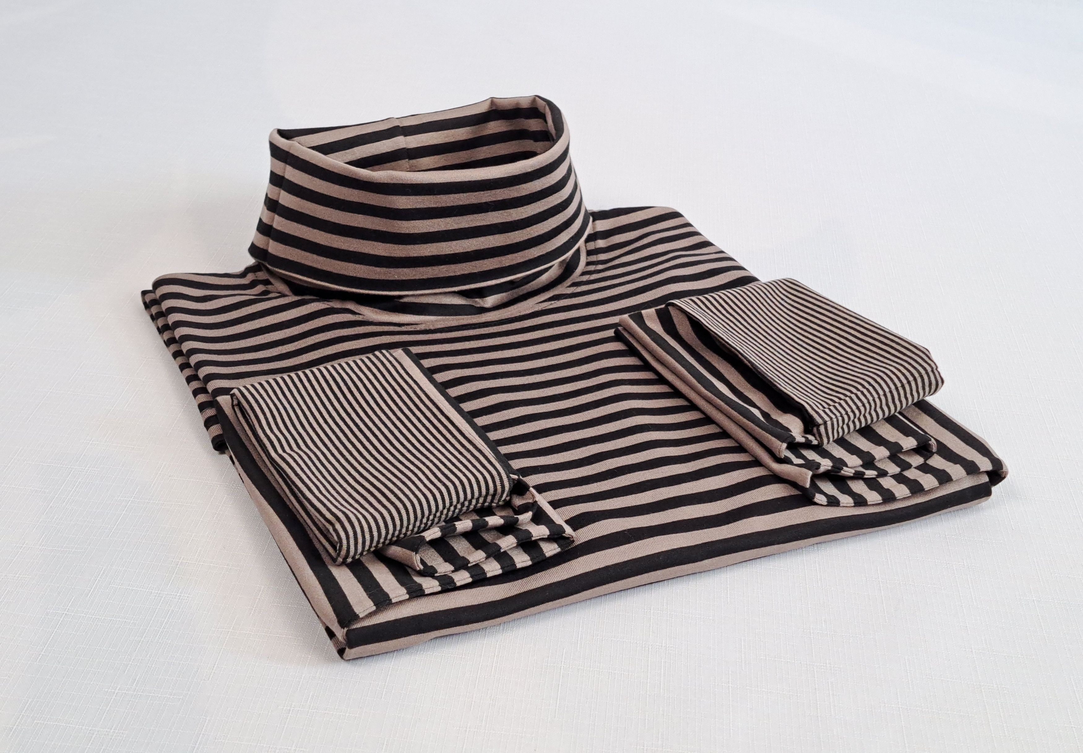 Sonia Rykiel Rykiel Homme striped long sleeve turtleneck. Size XXL / US 16-18 / IT 52-54 - 1 Thumbnail