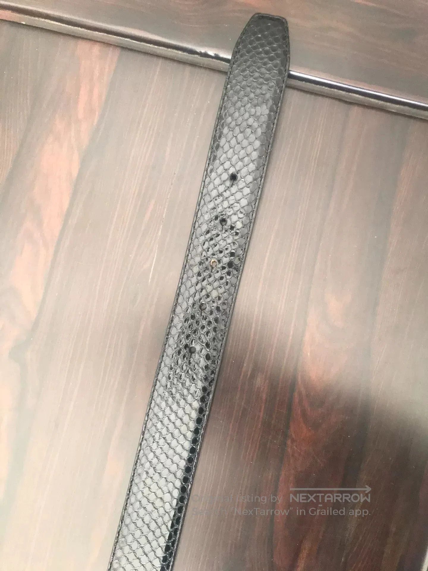 Dolce & Gabbana Dolce Gabbana Snake Skin Belt. Size ONE SIZE - 5 Thumbnail