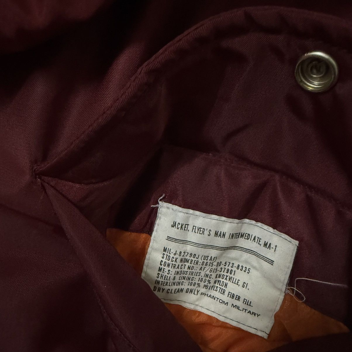 Alpha Industries Vintage Alpha Industries Ma1 Bomber Jacket Maroon Reversible Size US XL / EU 56 / 4 - 8 Thumbnail