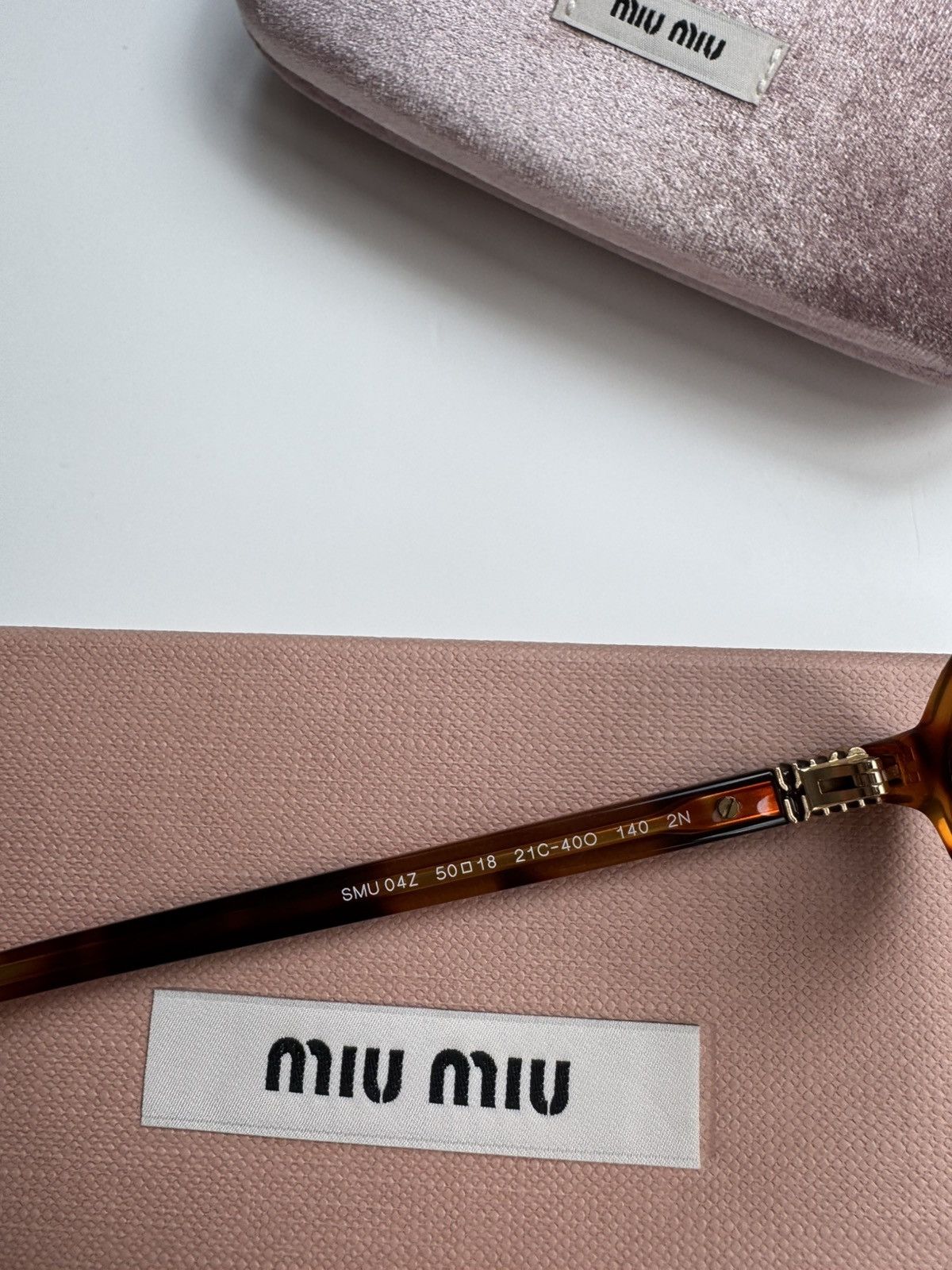 Miu Miu × Vintage NEW Miu Miu sunglasses MU 04ZS 21C40O Size ONE SIZE - 7 Thumbnail