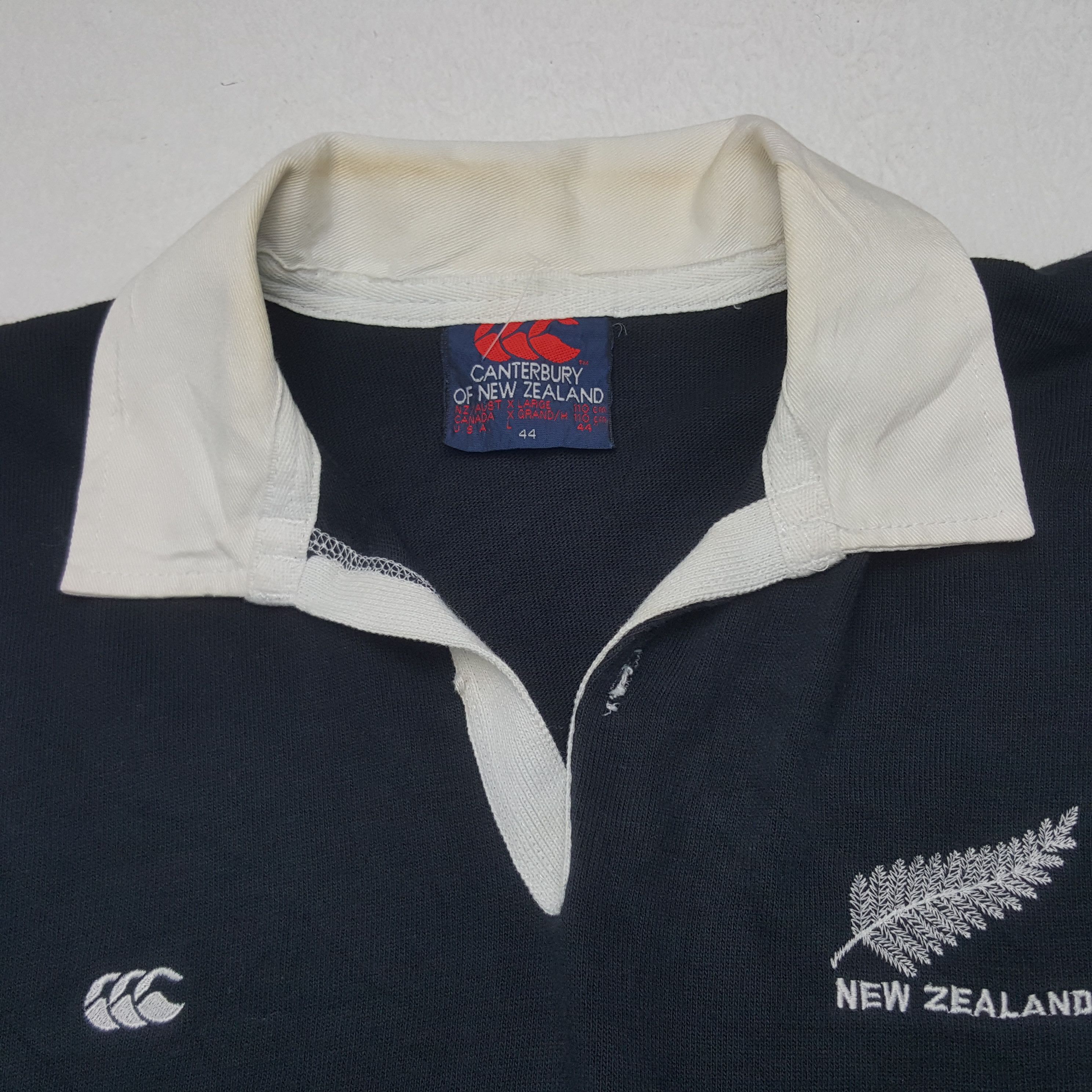 Canterbury of New Zealand × Vintage Vintage Canterbury of New Zealand Rugby Polo Shirt Size US L / EU 52-54 / 3 - 4 Thumbnail