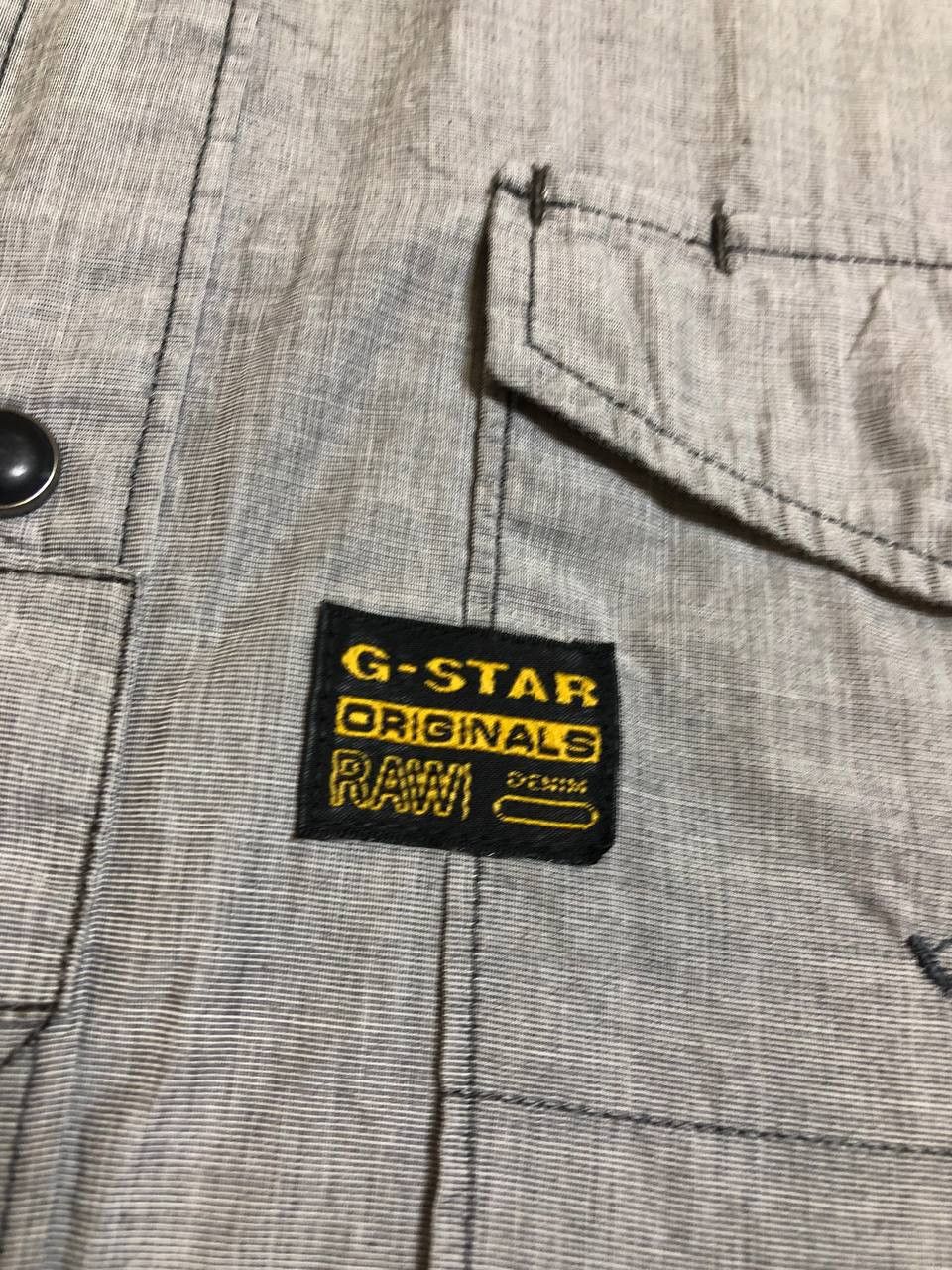 G-Star G-Star Big Blue Blue Long Slee Wing Oxford 100% Western Size US XL / EU 56 / 4 - 3 Thumbnail