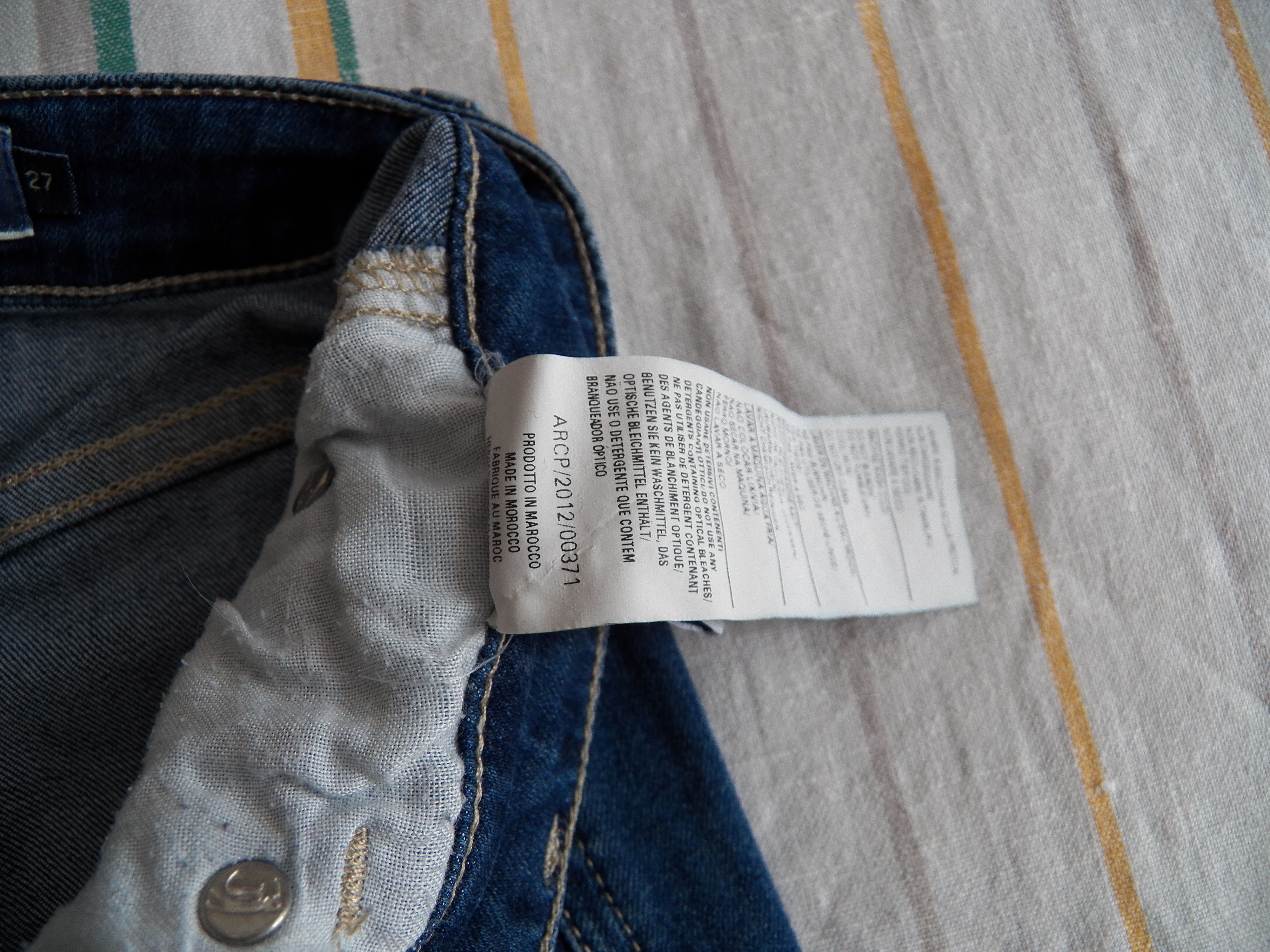 Jeckerson Jeckerson Jeans W27 L29 Panelled Cotton Slim Stretch Skinny Size 27" / US 4 / IT 40 - 7 Thumbnail