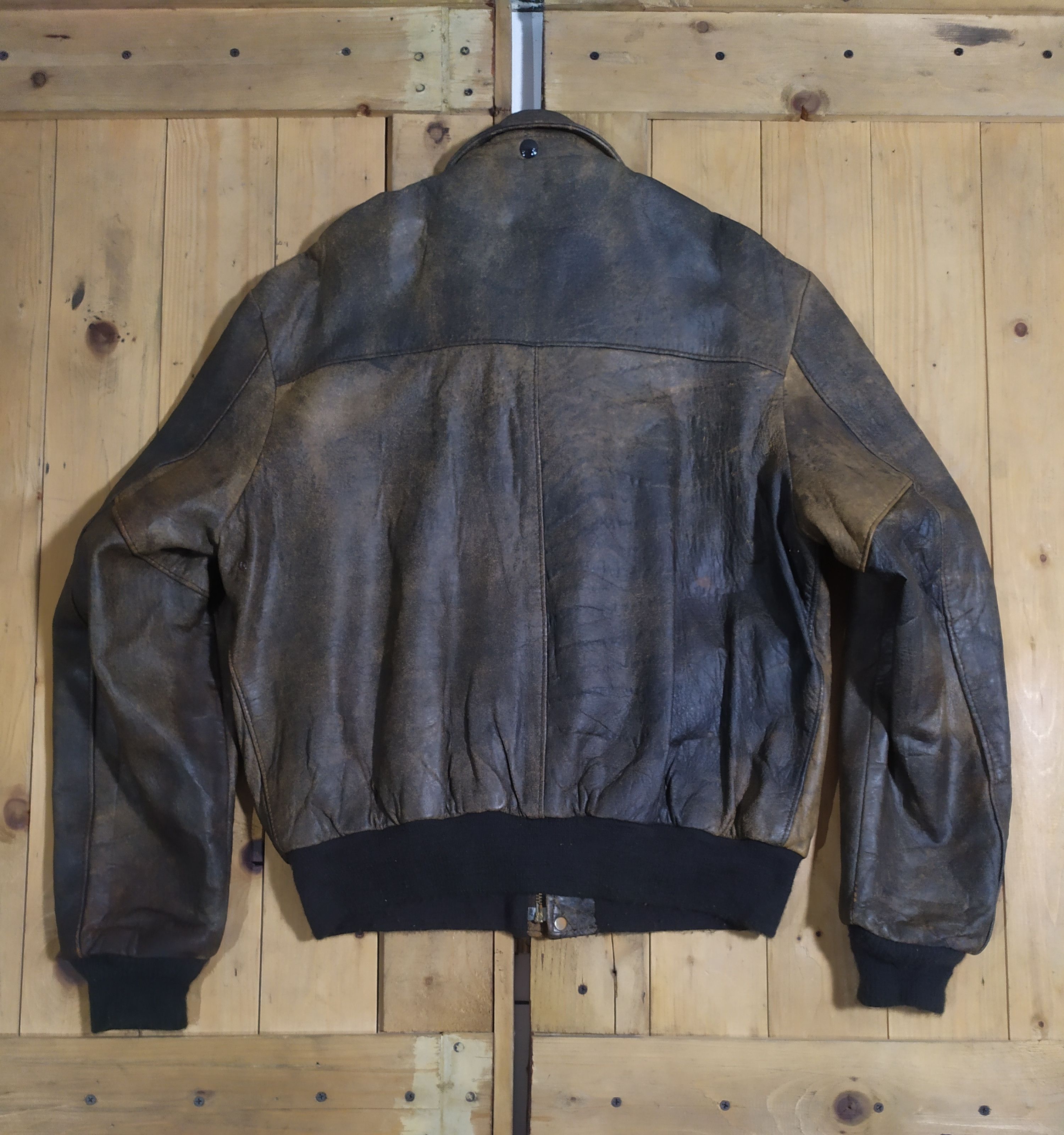 Schott SCHOTT BROS.INC. TYPE 85 19-MS LEATHER BOMBER FLIGHT JACKET Size US L / EU 52-54 / 3 - 7 Thumbnail