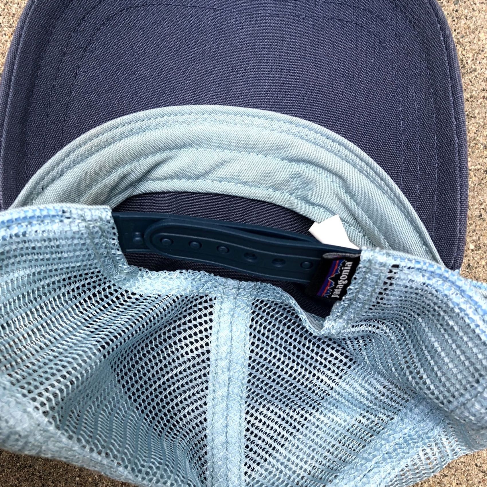 Patagonia VINTAGE Patagonia Trucker Hat Women's Baseball Cap One Size Blue Adjustable Size ONE SIZE - 4 Thumbnail