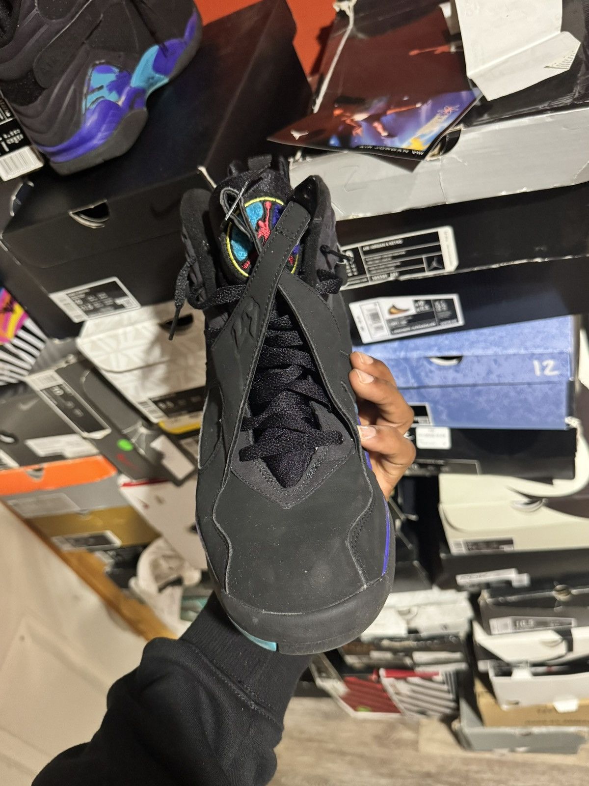 Jordan Brand × Nike Air Jordan Retro 8 “Aqua” ‘07 Sz 10 Size US 10 / EU 43 - 6 Thumbnail