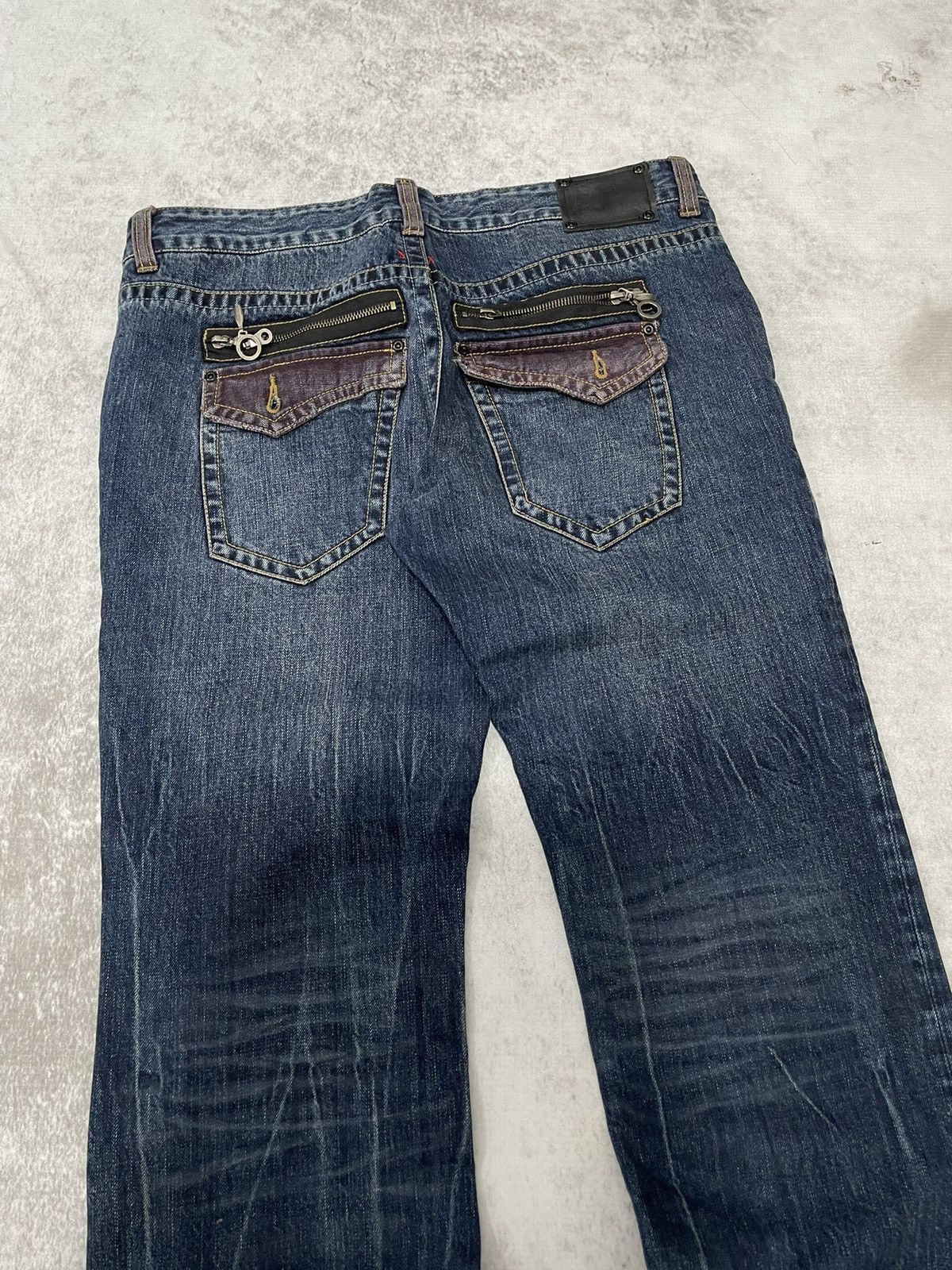 Hysteric Glamour × If Six Was Nine × Le Grande Bleu (L.G.B.) 2000s premium japan Seditionaries flared denim y2k style Size US 34 / EU 50 - 7 Thumbnail