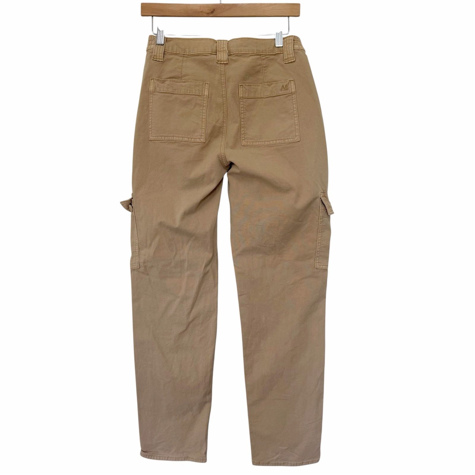 American Eagle Outfitters American Eagle Tan Cargo Pants Sz 2 Size 26" / US 2 / IT 38 - 5 Thumbnail