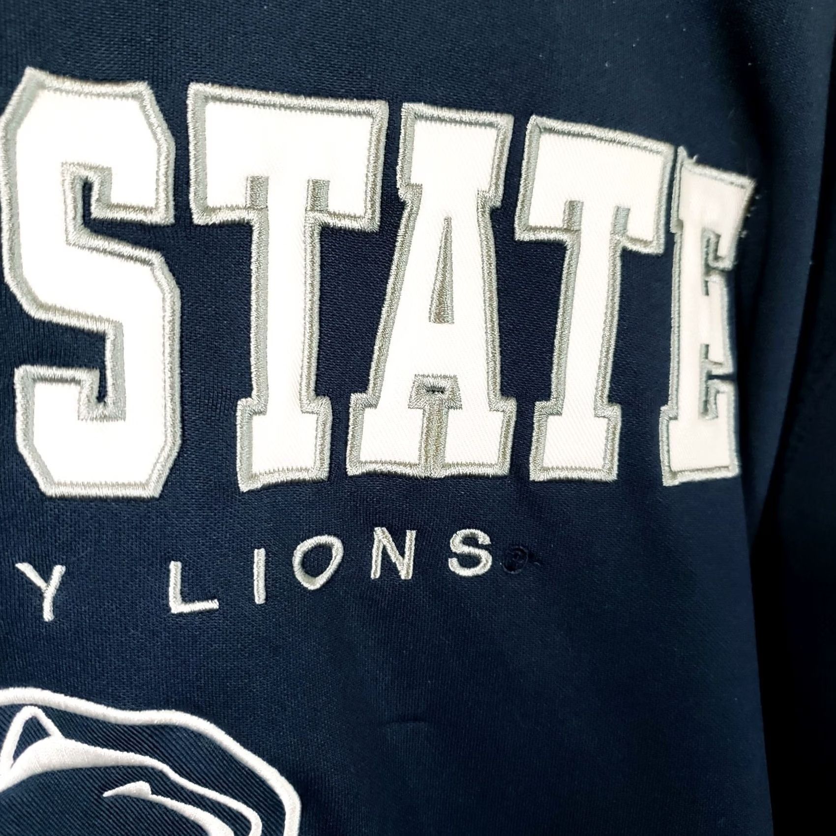 Vintage Colosseum Penn State Nittany Lions Blue and White Hoodie Size M Mens Size US M / EU 48-50 / 2 - 7 Thumbnail