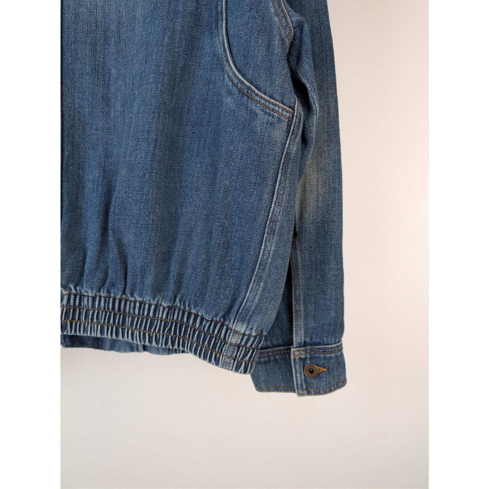 Loewe o1rshd1 Hybrid Denim Azul Zip-up Jacket in Blue Size US M / EU 48-50 / 2 - 12 Thumbnail