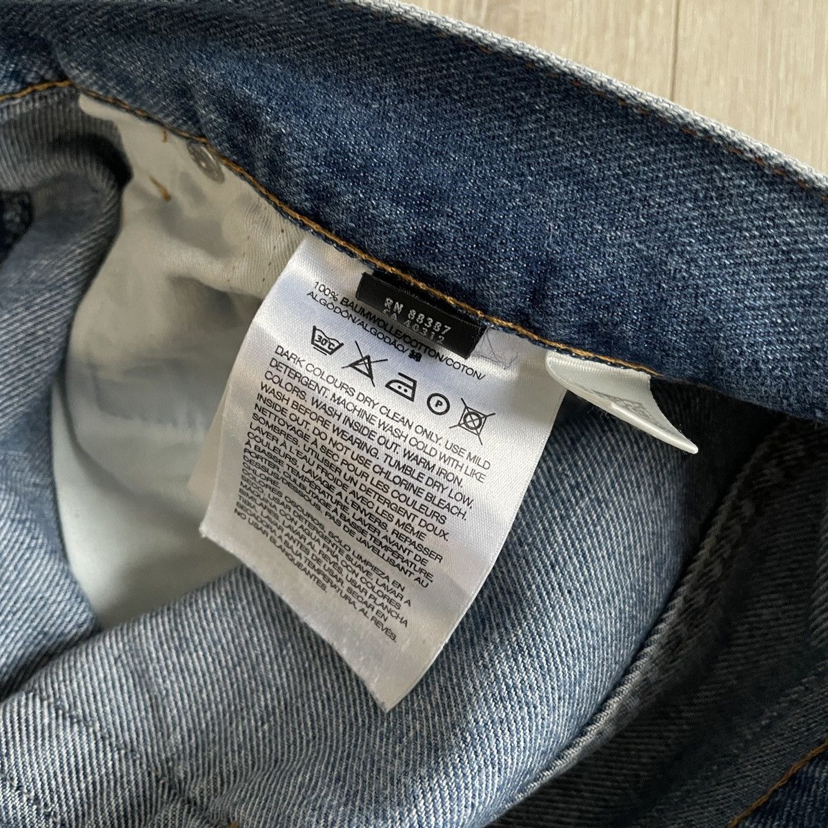 Y-3 Y-3 spring 2005 stitched logo jeans Size US 32 / EU 48 - 12 Thumbnail