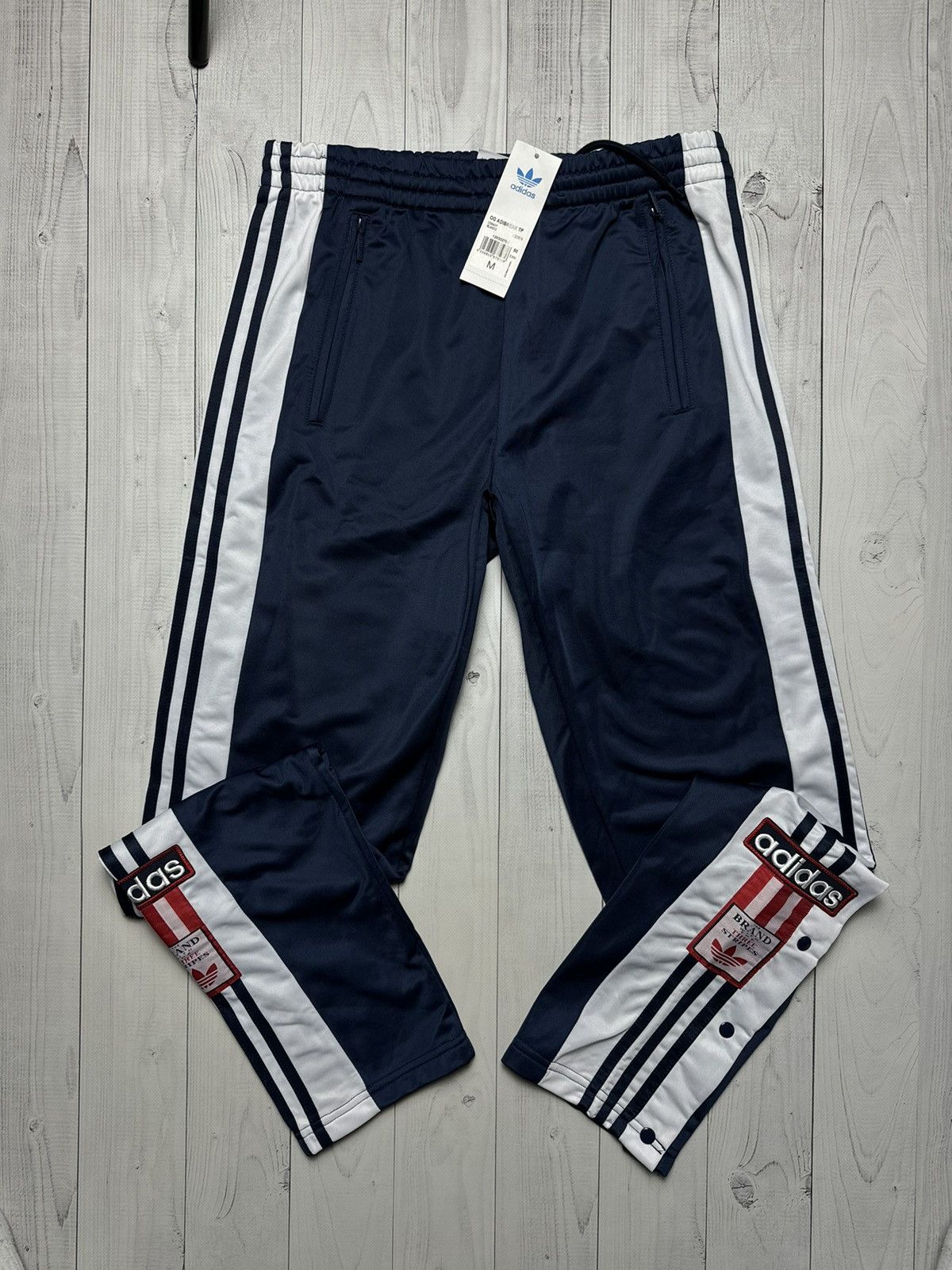 Vintage Vintage Adibreak pants rare navy size S/M Size US 32 / EU 48 - 8 Thumbnail