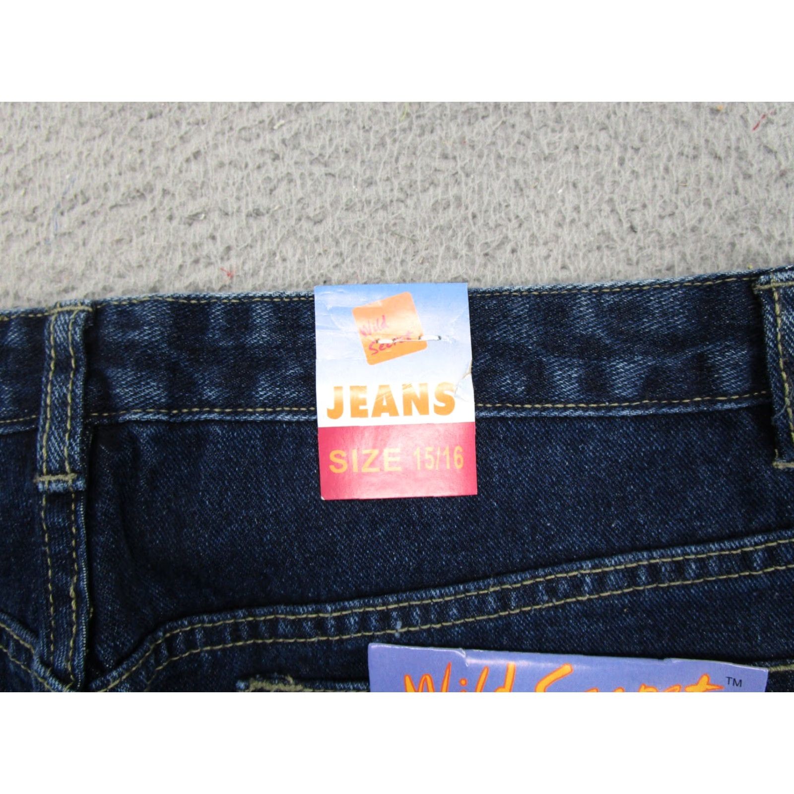 Vintage VINTAGE Wild Secrets Jeans Bootcut 90s Blue Denim Women Size 16 Womens Girls Mens? Size 38" / US 16 / IT 52 - 5 Thumbnail
