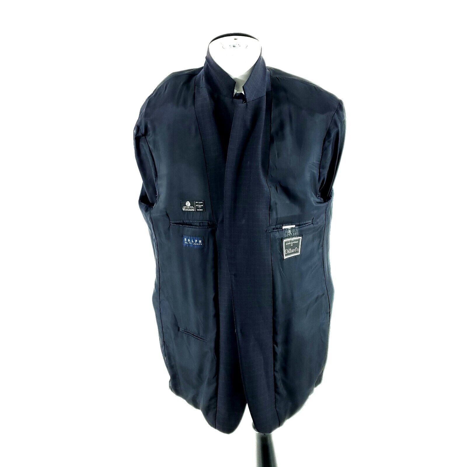 Ralph Lauren Ralph Lauren Wool 2 Button Blazer 46L Plaid With Blue Brown Size 46L - 11 Thumbnail