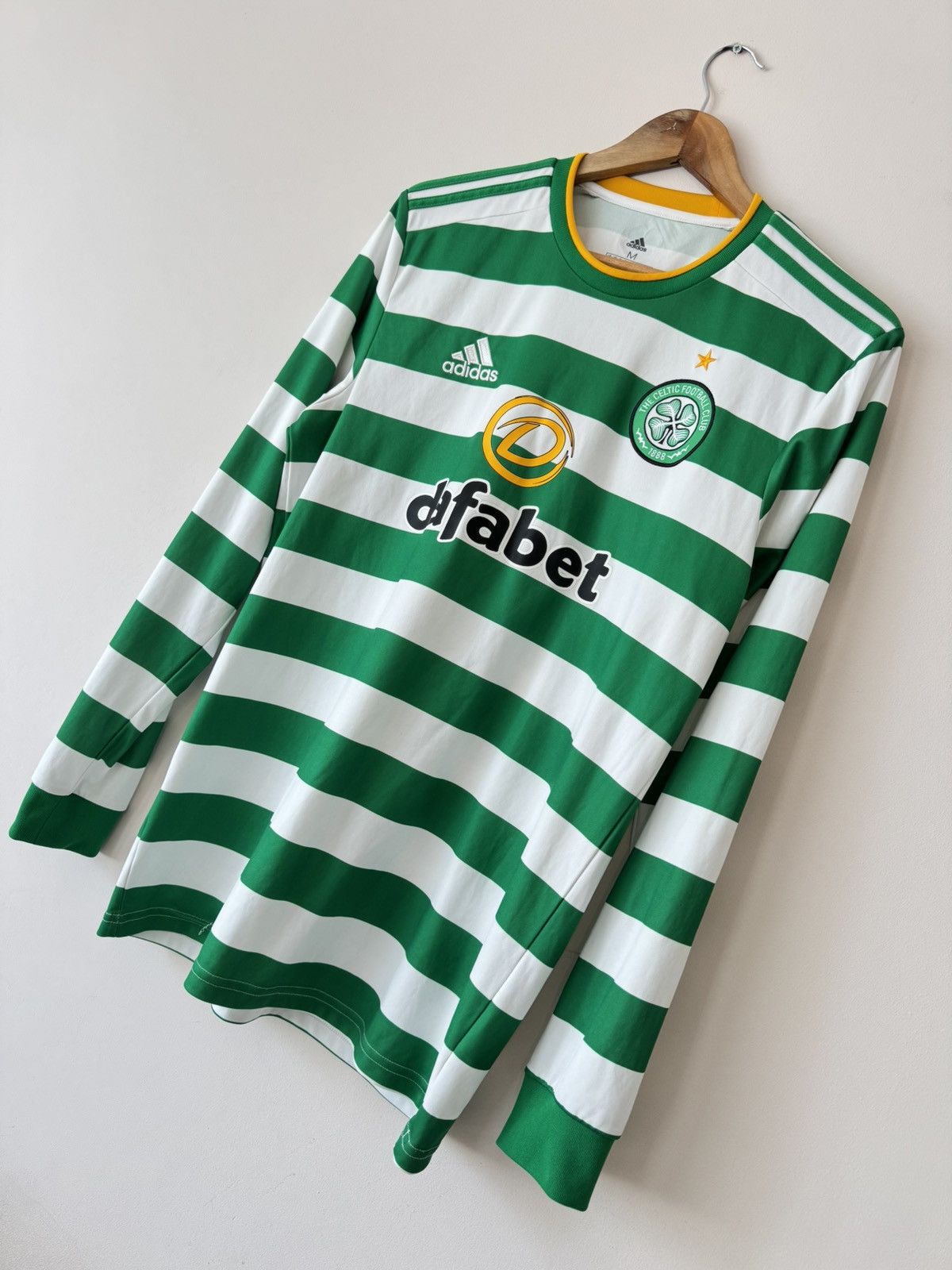 Adidas Celtic Glasgow 2020-2021 Home Soccer Longsleeve Jersey Shirt Size US M / EU 48-50 / 2 - 3 Thumbnail