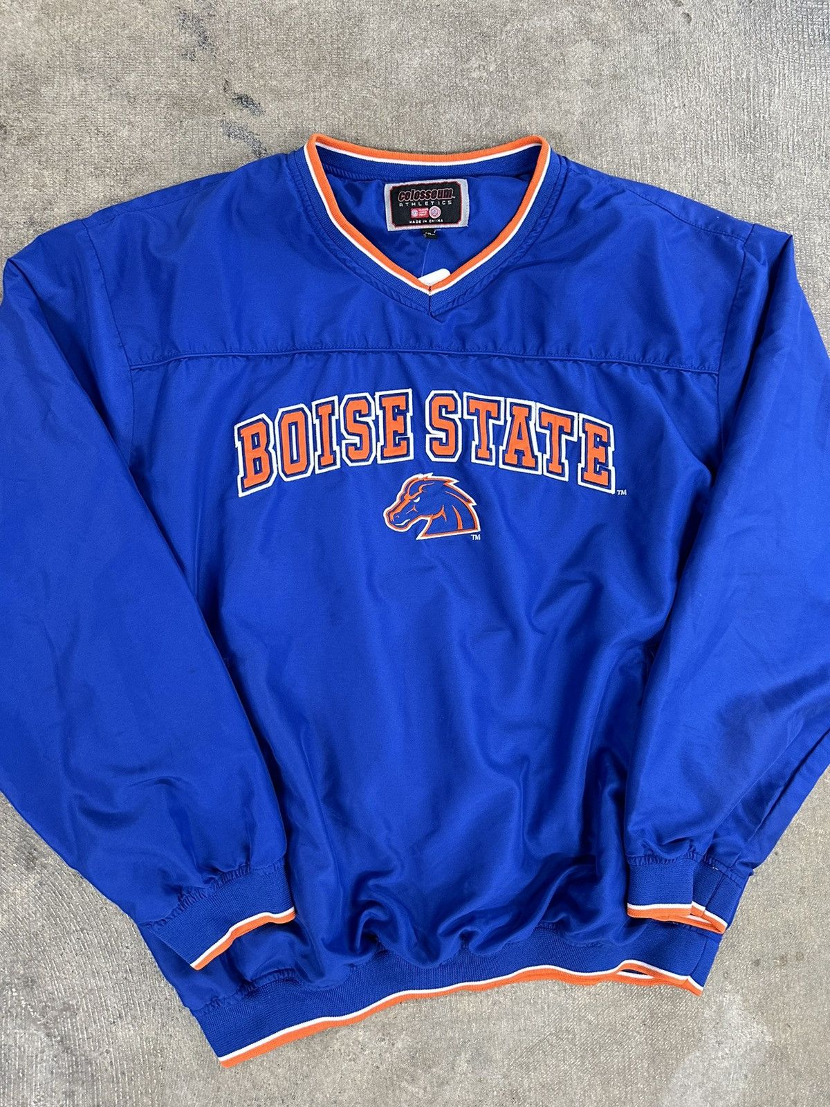 Vintage Vintage Y2K 00s Boise State Broncos Windbreaker Jacket Size US XL / EU 56 / 4 - 3 Thumbnail