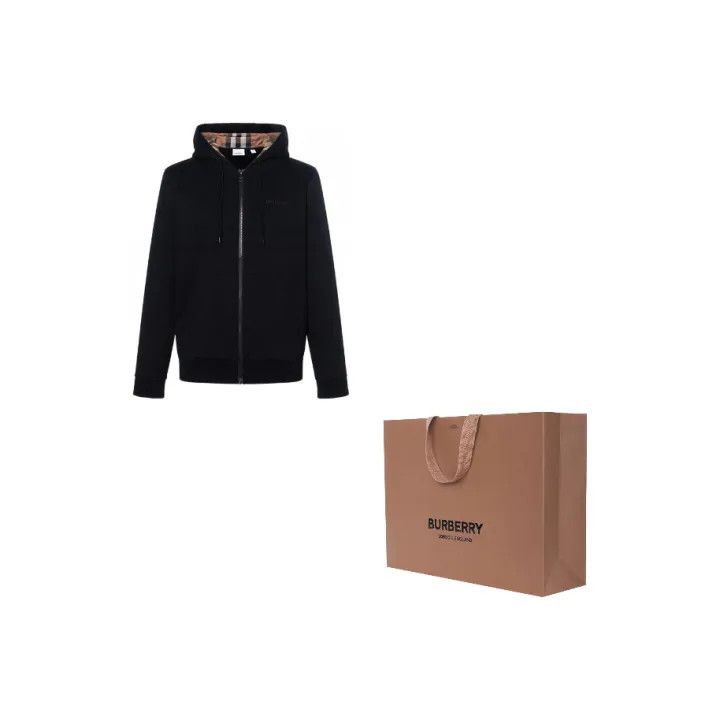 Burberry Burberry Burberry FW24 Logo Embroidered Hoodie-2507 Size US M / EU 48-50 / 2 - 1 Thumbnail
