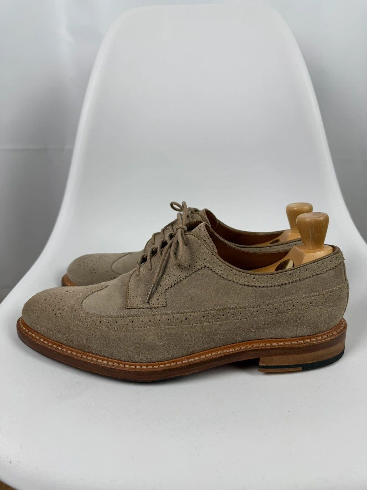 Clarks Clarks Craftmaster Suede Derby Shoes Brogue size UK9.5 Size US 10.5 / EU 43-44 - 3 Thumbnail