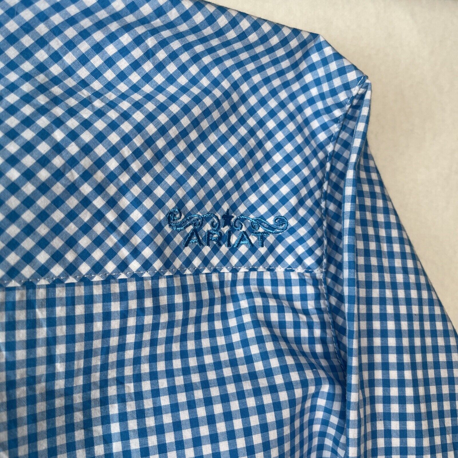 Ariat Ariat Women's Size XL Fitted Pink/Blue LS Western Shirt Size XL / US 12-14 / IT 48-50 - 6 Thumbnail