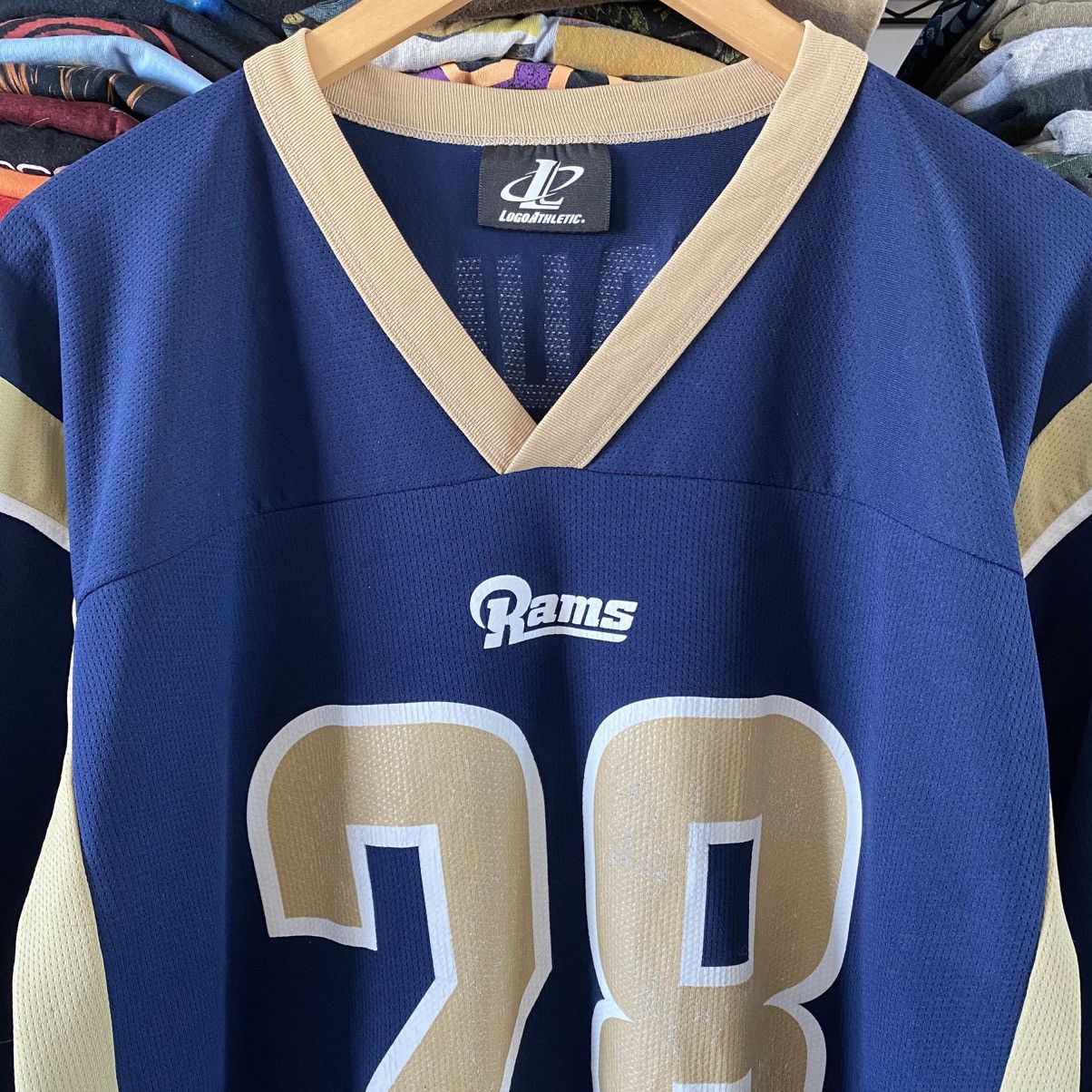 Logo Athletic St. Louis Rams Football Jersey Logo Athletic Marshall Faulk Size US XL / EU 56 / 4 - 2 Thumbnail