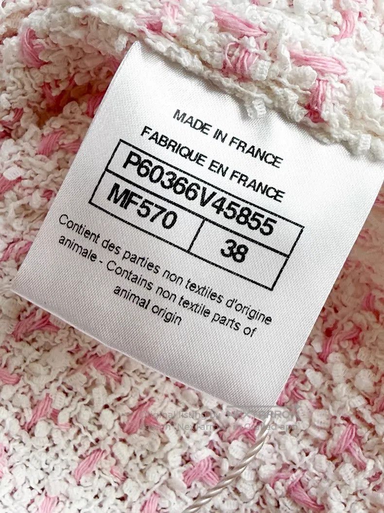 Chanel Chanel Pink and white mixed-color dress jacket Size XS / US 0-2 / IT 36-38 - 7 Thumbnail