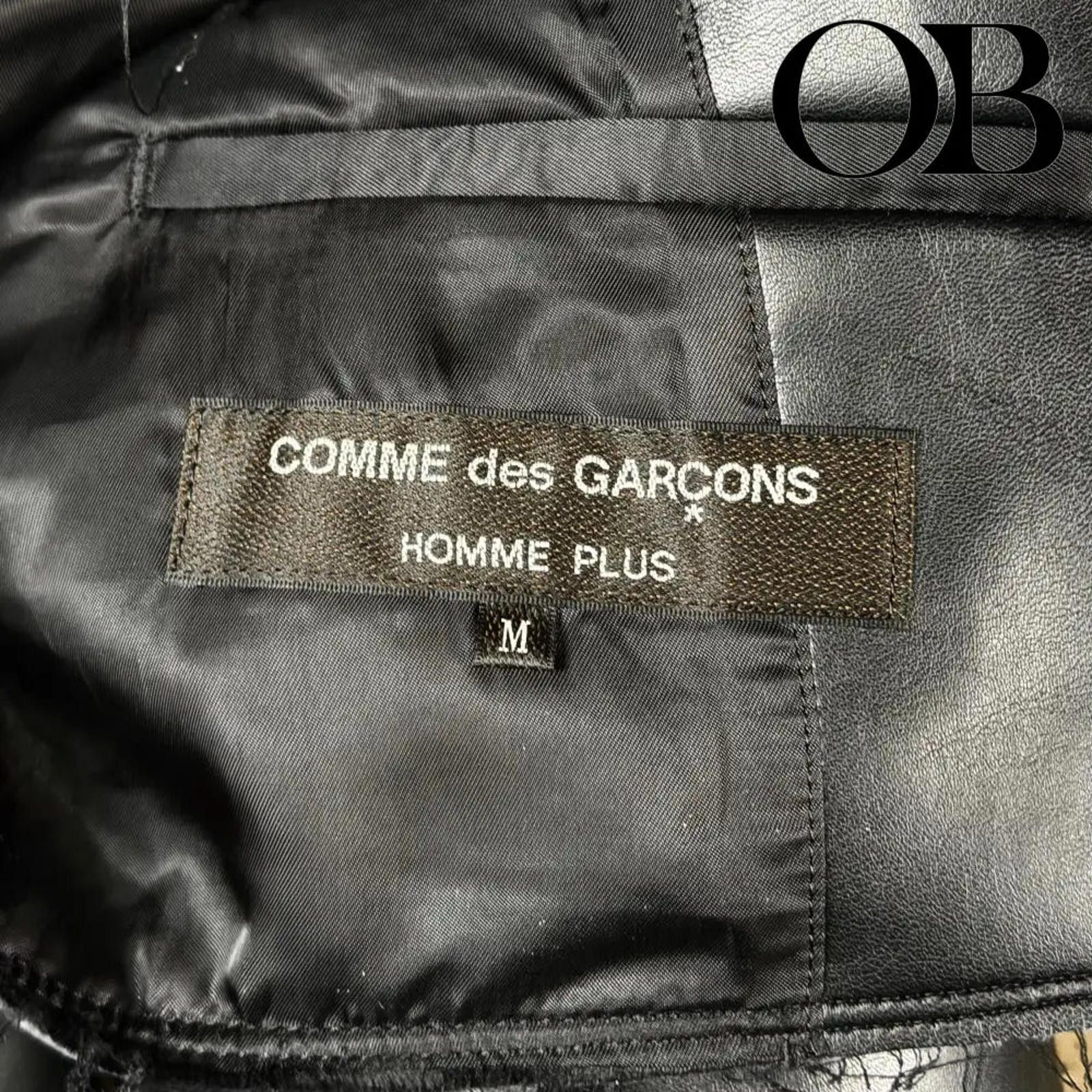 Comme des Garcons Comme Des Garçons Homme Plus Double Sleeve Leather Jacket Size US M / EU 48-50 / 2 - 4 Thumbnail