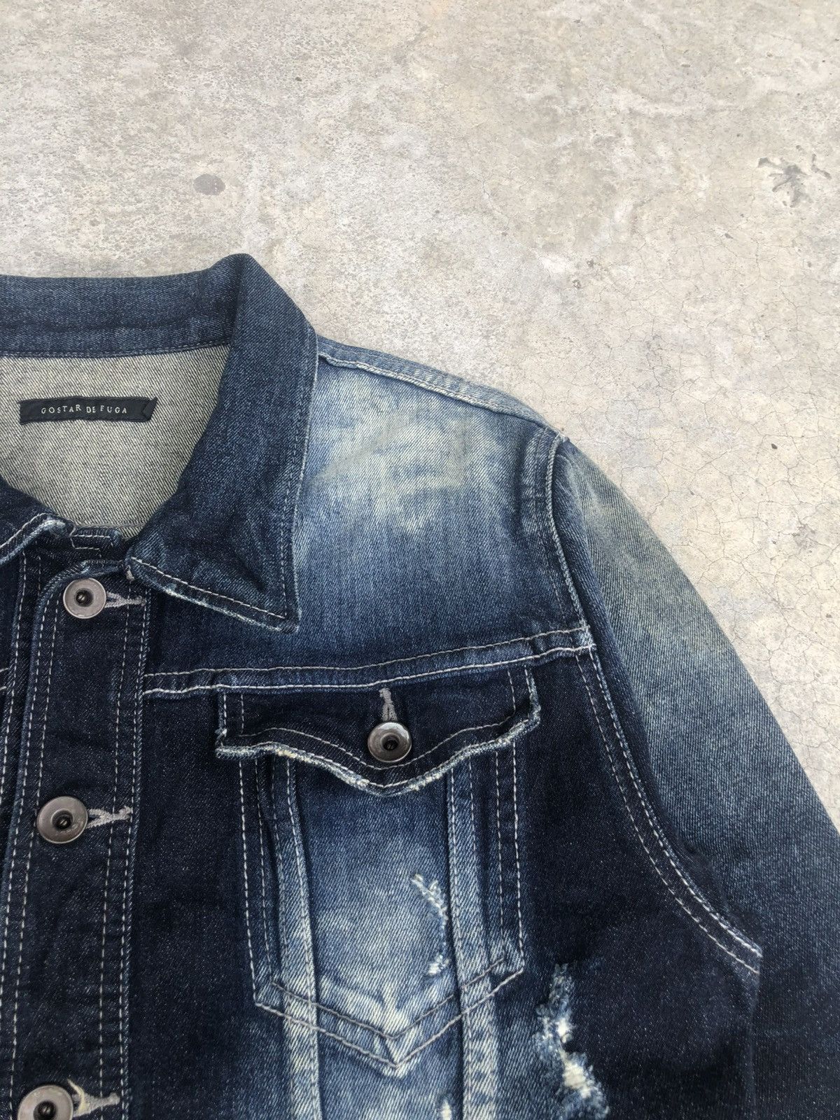 If Six Was Nine Japanese Fuga Distressed Denim Size US M / EU 48-50 / 2 - 10 Thumbnail