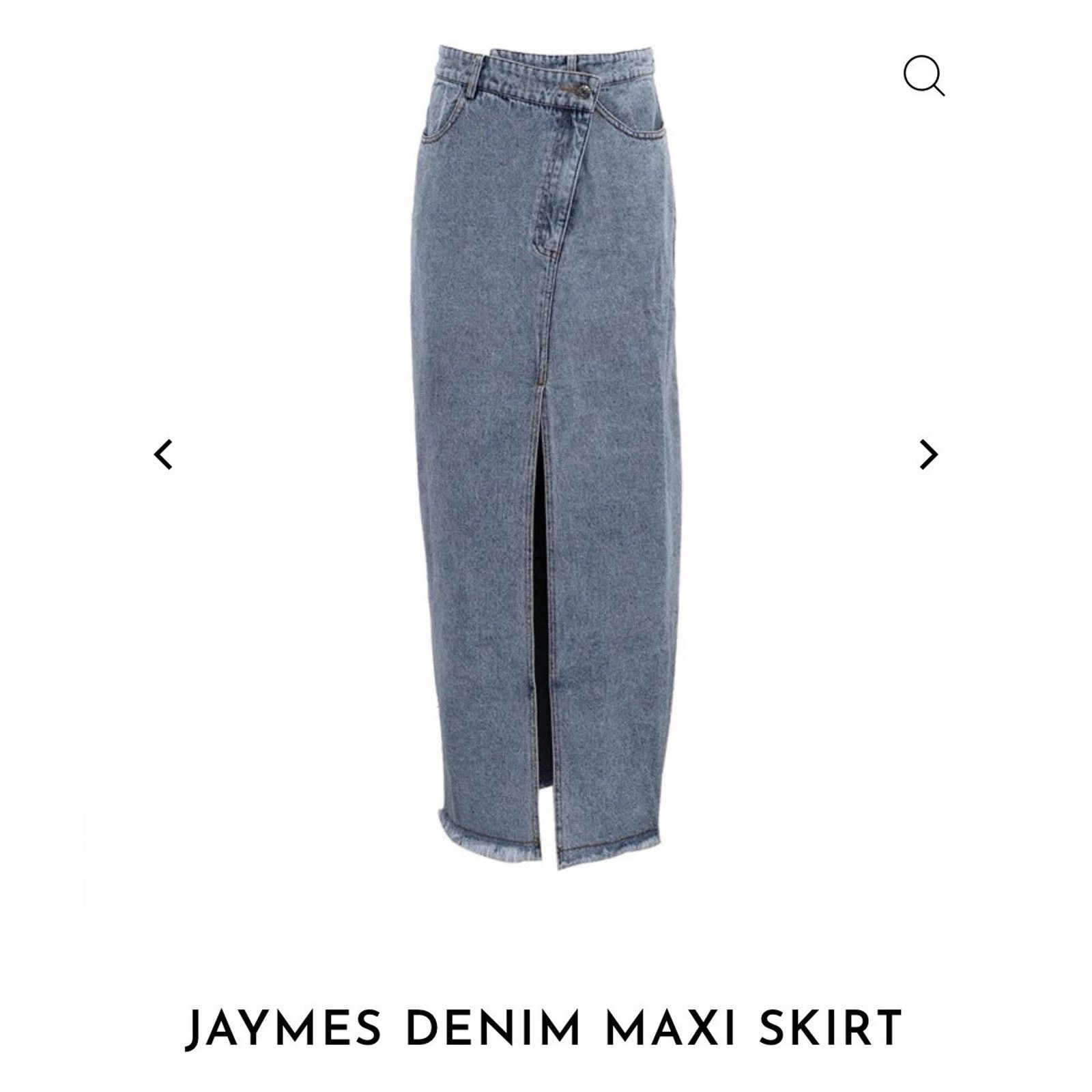 Avenue Avenue Zoe Jaymes Denim Maxi Skirt Size Medium Size 26" / US 2 / IT 38 - 11 Thumbnail